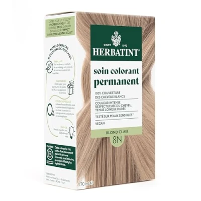 Image de Herbatint Soin Colorant Permanent 8N Blond Clair 170ml