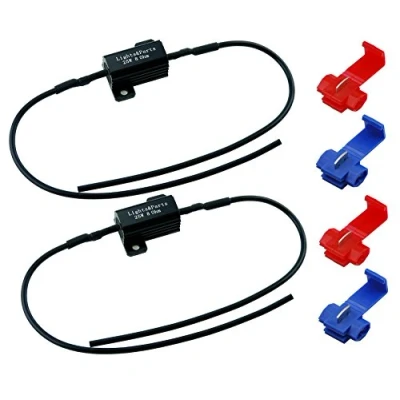 Image de LP B5471 2 pièces Canbus 25 Watt 8 Ohm Résistance pour ampoules 21 P21 W PY21 W21 WY21 LED SMD Sans message d&#039;erreur Phares de jour TFL Éclairage arrière