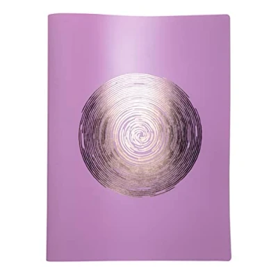 Image de Exacompta Réf. 85890E 1 Protège documents Ellipse 40 pochettes cristal lisse 80 vues pour A4 dim 24 x 32 cm couverture en PP recyclé semi rigide 3 couleurs aléatoires