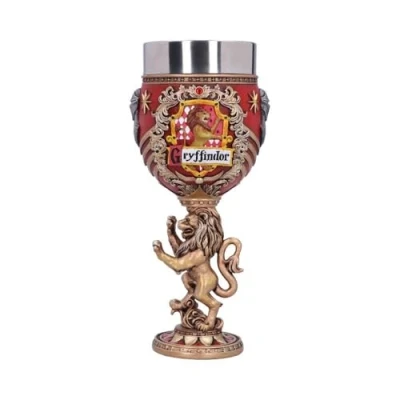 Image de Nemesis Now B5607T1 Harry Potter Coupe de Collection Motif : Gryffondor Cadeau pour Fan et Passionné Qualité Supérieure Argenté 19,5 CM, Résine, Rouge/Or, 19,5cm, 1 Unité (Lot 1) 200ml