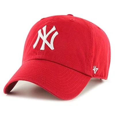 Image de &#039;47 New York Yankees Red MLB Clean Up Cap One Size