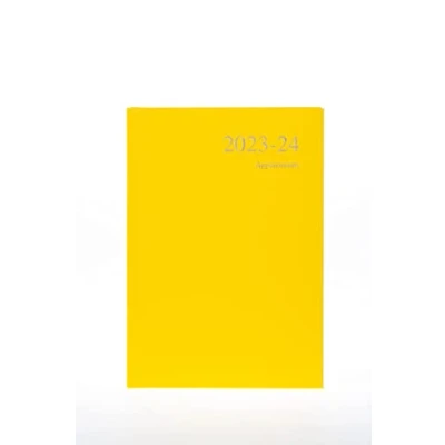 Image de Collins Debden Essentials ESSA51M.45 2324 Agenda académique 2023 2024 un jour par page (rendez vous) pour l&#039;école, le collège ou l&#039;université Jaune Format A5