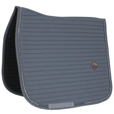 Image de Kentucky Tapis de Selle Dressage Pearls Gris Full