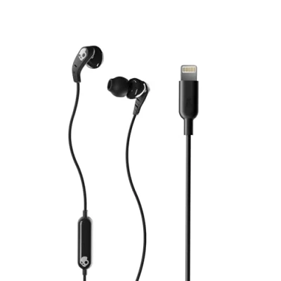Image de Skullcandy Set Lightning Écouteurs Intra Auriculaires Filaires, Microphone, Compatibles iPhone Noir