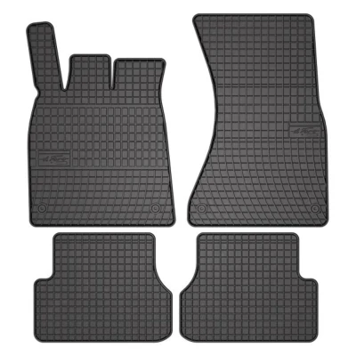 Image de FROGUM 0730 Ensemble de tapis sol Caoutchouc Avant et arrière 4 noir Sur mesure AUDI: A7 Sportback, A6 C7