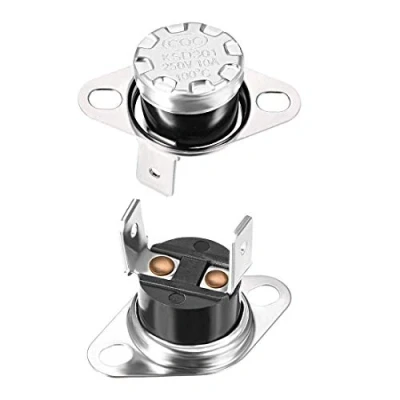 Image de KSD301 Thermostat 100 C 10A Normalement Fermé N.C Ajuster Interrupteur De Contrôle Limite Disque Snap À Micro ondes Thermique 2 pcs