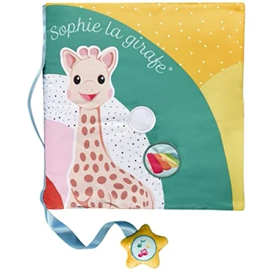 Image de Sophie la Girafe Touch &amp; Play Book Livre d&#039;Eveil Intéractif pour Bébé Facile à Manipuler Maxi Format avec 8 Pages Couleurs Vives et Contrastées