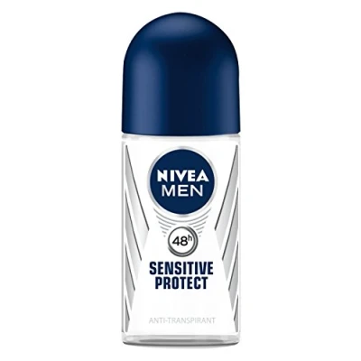 Image de Nivea Men Sensitive Protect Lot de 3 déodorants roll on anti transpirants 50 ml