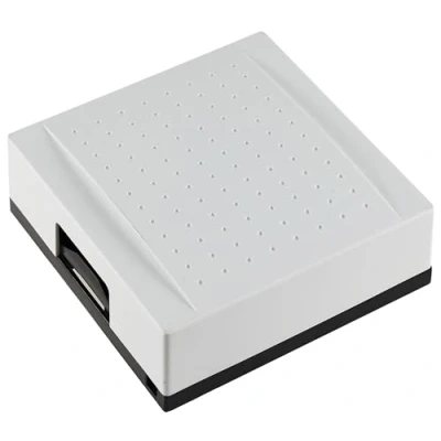 Image de ChiliTec carillon de porte double mécanique à deux tons 8 V AC Fonctionnement piles 9 75 dB 116 x 48 mm Blanc