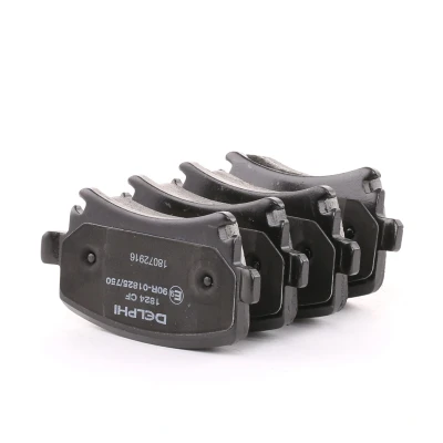 Image de DELPHI LP1824 Jeu de plaquettes frein non préparé pour indicateur d&#039;usure avec tôle anti bruit accessoires VOLKSWAGEN: Passat B6 Berline