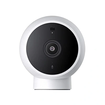 Image de Xiaomi Mi Magnetic Mount caméra de Surveillance 2K Blanc, détection Mouvement, Vision Nocturne et 180, Fonction Appel Version française