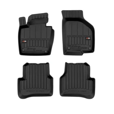 Image de FROGUM 3D407077 Ensemble de tapis sol Caoutchouc avant et arrière 4 noir Sur mesure VOLKSWAGEN: Passat B6 Variant, Berline