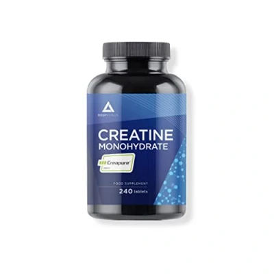 Image de Bodyathlon Monohydrate de Créatine Creapure® Creatine 100% Pure 3000mg Augmentez votre masse musculaire, force et résistance Certifiée Testé en Laboratoire 240 comprimés