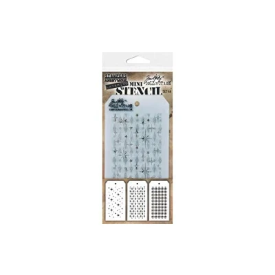 Image de Tim Holtz Stampers Anon MST044 Mini pochoir Set #44