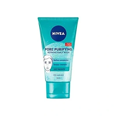 Image de NIVEA PURIFY PORES gommage quotidien (150 ml), exfoliant purifiant pour le visage, prévient les points noirs, à l&#039;extrait naturel de magnolia et l&#039;acide lactique