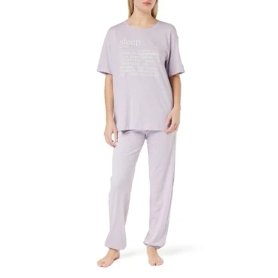 Image de Triumph Sets PK SSL 10 CO/MD Pajama set Femme, VIOLET LIGHT COMBINATION, 40