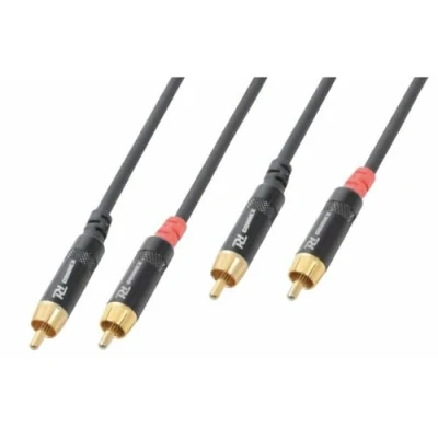 Image de Câble audio PD Connex CX94 1 2x RCA Male 1m Flexible et fiable