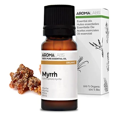 Image de Aroma Labs Myrrhe BIO Huile Essentielle Chémotypée et Certifiée AB 5 mL