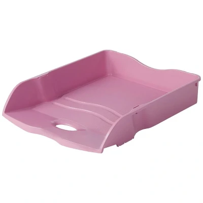 Image de HAN Bac à courrier Re LOOP 6 bacs, dites oui au 100% recyclé, moderne, design jeune, pour documents formats A4/C4, rose, 10298 956 259 x 351 63 mm