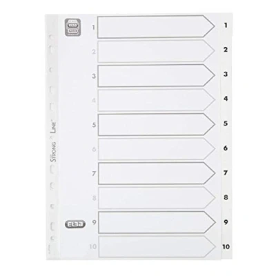 Image de Elba 100204615 A4 mylar Index Blanc