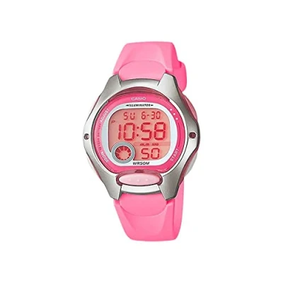 Image de Casio Femmes Digital Quartz Montre avec Bracelet en Caoutchouc LW 200 4BVDF