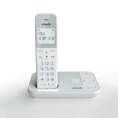 Image de VTech XS1050 téléphone sans Fil avec répondeur, DECT Fil, détection de l&#039;appelant, amplificateur Volume, Fonction Mains Libres, Protection des appels