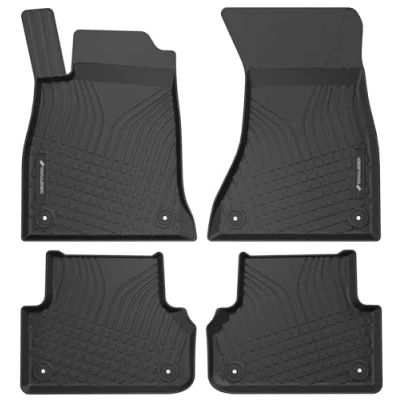 Image de Walser Premium Tapis de Sol Auto Compatible avec Audi A4 B9/Allroad B9/Avant B9 2015 auj., A5 Sportback 06/2016 Caoutchouc 100% ajusté Made in EU, Robuste