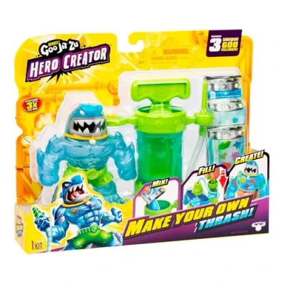 Image de Heroes of Goo Jit Zu BANDAI CO42786 Figurine d&#039;action Hero Creator, créez Votre Propre du redoutable Trash et déchaînez Les possibilités, Multicolore