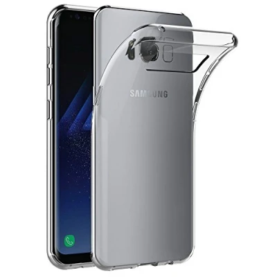 Image de AICEK Coque Samsung Galaxy S8, Transparente Silicone pour S8 Housse (5,8 Pouces) Etui Case