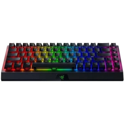 Image de Razer BlackWidow V3 Mini Hyperspeed (Switches Verts) Clavier Gamer Mécanique Sans Fil Compact à 65% Mécaniques Clicky, Bluetooth, USB C, Touches Phantom) US Ed. Phantom