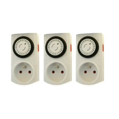 Image de CHACON Set de 3 programmateurs mécaniques