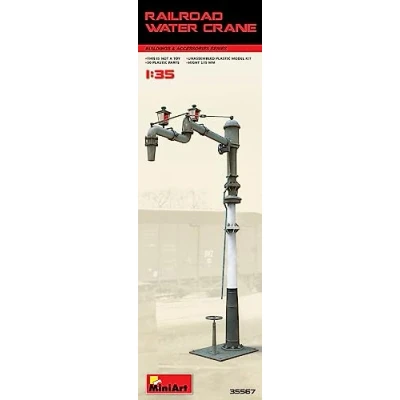 Image de Mini Art MiniArt 35567 1:35 Eisenbahn Wasserkran Reproduction fidèle, réduit, Plastique, Bricolage, Loisirs créatifs, Collage, kit modèle, à Assembler, Non Peint, 550035567, Mix