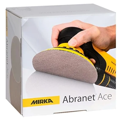 Image de Mirka Abranet Ace Disques abrasifs filet Ø 125mm autoagrippant / grain P400 50 pcs Pour les ponceuses excentriques Partiellement céramique poncer surfaces dures