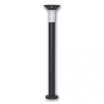 Image de Star Trading Lampadaire solaire LED VALTA, plastique, noir, blanc chaud, 2 modes d&#039;éclairage, détecteur de mouvement PIR, capteur crépusculaire, IP44