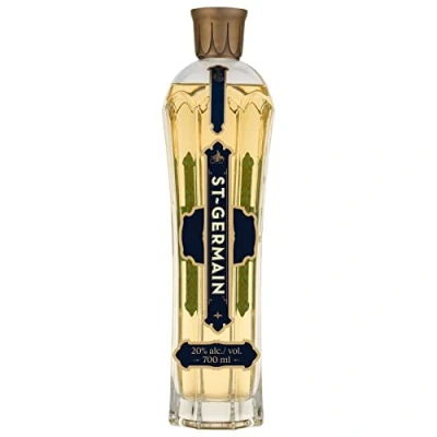 Image de St Germain Liqueur Française élaborées aux fleurs de sureau, fraîchement cueillies à la main, sans arômes artificiels, 20 % vol., 70 cl/700 ml