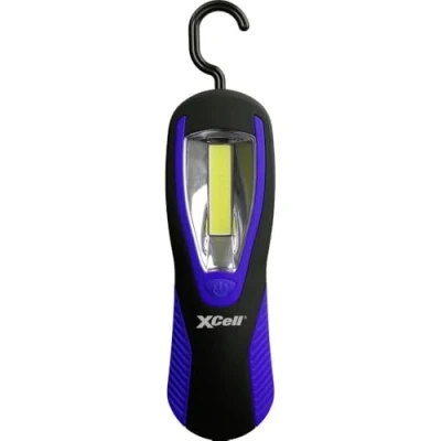 Image de XCell Worklight Hook 149339 Crochet Rotatif et Aimant 12 écrans (L x l H) 200 60 37 mm Poids 98 g COB LED 120 LM Durée d&#039;éclairage 4 h + 3 Piles AAA incluses