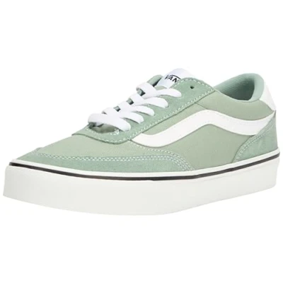Image de Vans Femme Brooklyn Basket, CJL Suede/Canvas Iceberg Green, 39 EU
