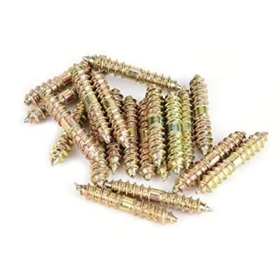 Image de 20pcs Vis à goujon boulons autotaraudeurs de fixation meubles connecteur menuiserie 5 * 30mm