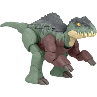 Image de Mattel Jurassic World Figurine Transformable Massive Stretch 2 En 1 Indoraptor Et Brachiosaure, 16 Étapes, Collection Transformation Féroce, Jouet Enfant, A Partir De 6 Ans, HPD34