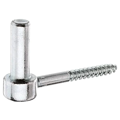 Image de Alberts 306755 Gond à visser crochet en J, avec filetage coupé passivé cote axe Ø16 mm longueur 110