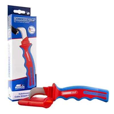 Image de WEICON TOOLS Couteau à dégainer H.D. N 1000 / Outil de dénudage pour câbles particulièrement épais couches d&#039;isolation multiple