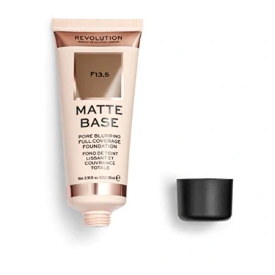 Image de Makeup Revolution, Matte Base, Fond de Teint, F13.5, 28ml