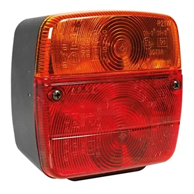 Image de Spotlight Feux arrière 3 Fonctions (Veilleuse, Clignotant, Stop) Ampoules incluses A Fixer 108 x 103 52mm Entraxe Fixation : 55mm Kit de signalisation, Auto