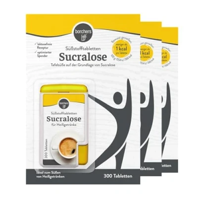 Image de 3 x comprimés édulcorant de Sucralose, Borchers (2 300 unités)