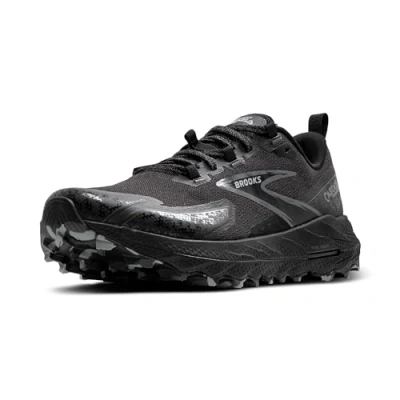 Image de Brooks Cascadia 18 Chaussures de running, Femme, Taille: 37.5, Black blackened pearl grey Textile