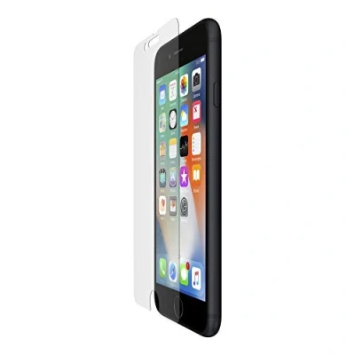 Image de Belkin Protection d’écran antimicrobienne ScreenForce InvisiGlass Ultra pour iPhone SE 3e et 2e gén./8 / 7 / 6S / 6 (protège écran qui réduit jusqu’à 99 % la prolifération des bactéries)