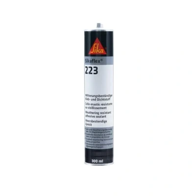 Image de SikaFlex 223 Mastic colle bas module Sika Cartouche de 300 ml Blanc