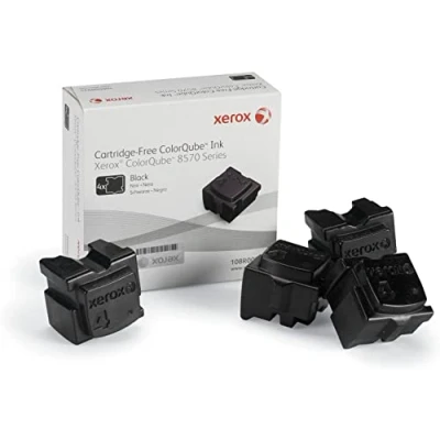 Image de Xerox Encre solide noire ColorQube 8570 /8580 (4 bâtons, 8 600 pages) 108R00935