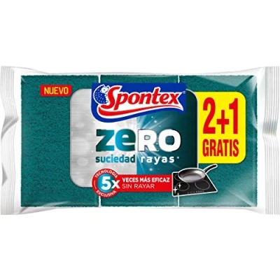 Image de Spontex Éponge Zero 2+1 21 g