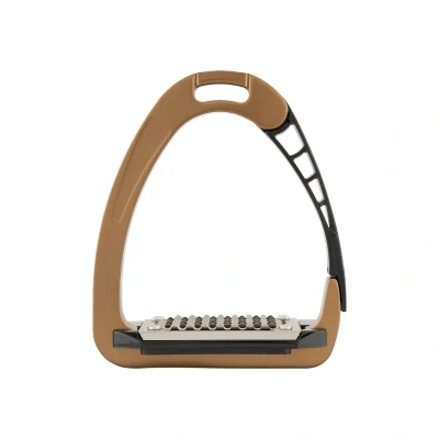 Image de Acavallo Étriers Arena Alupro Bronze/Noir 12cm